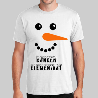Adult T-Shirt - Winter Holidays - Snowman Thumbnail