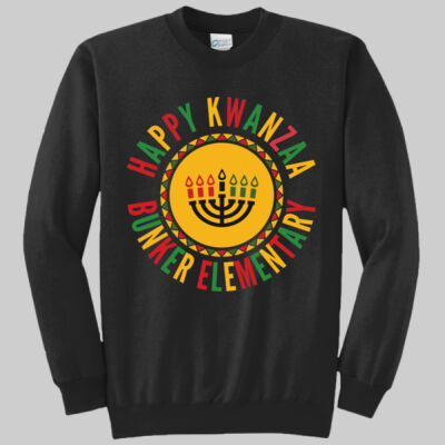 Adult Crewneck - Winter Holidays - Happy Kwanzaa Thumbnail