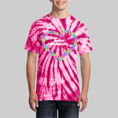 Adult Tie-Dye T-Shirt - Spring Holidays - Candy Hearts Thumbnail