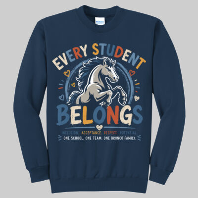 Staff Crewneck - Every Student Belongs Thumbnail