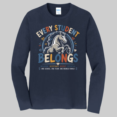 Staff Long Sleeve Shirt - Every Student Belongs Thumbnail