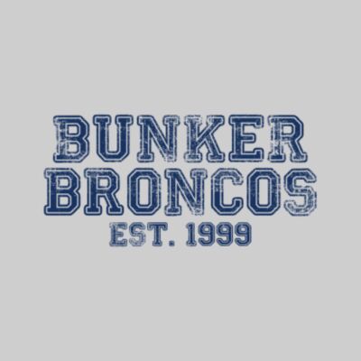 Distressed Bunker Broncos Navy Thumbnail